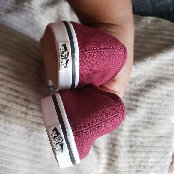 Maroon red Vans - Picture 3 of 5